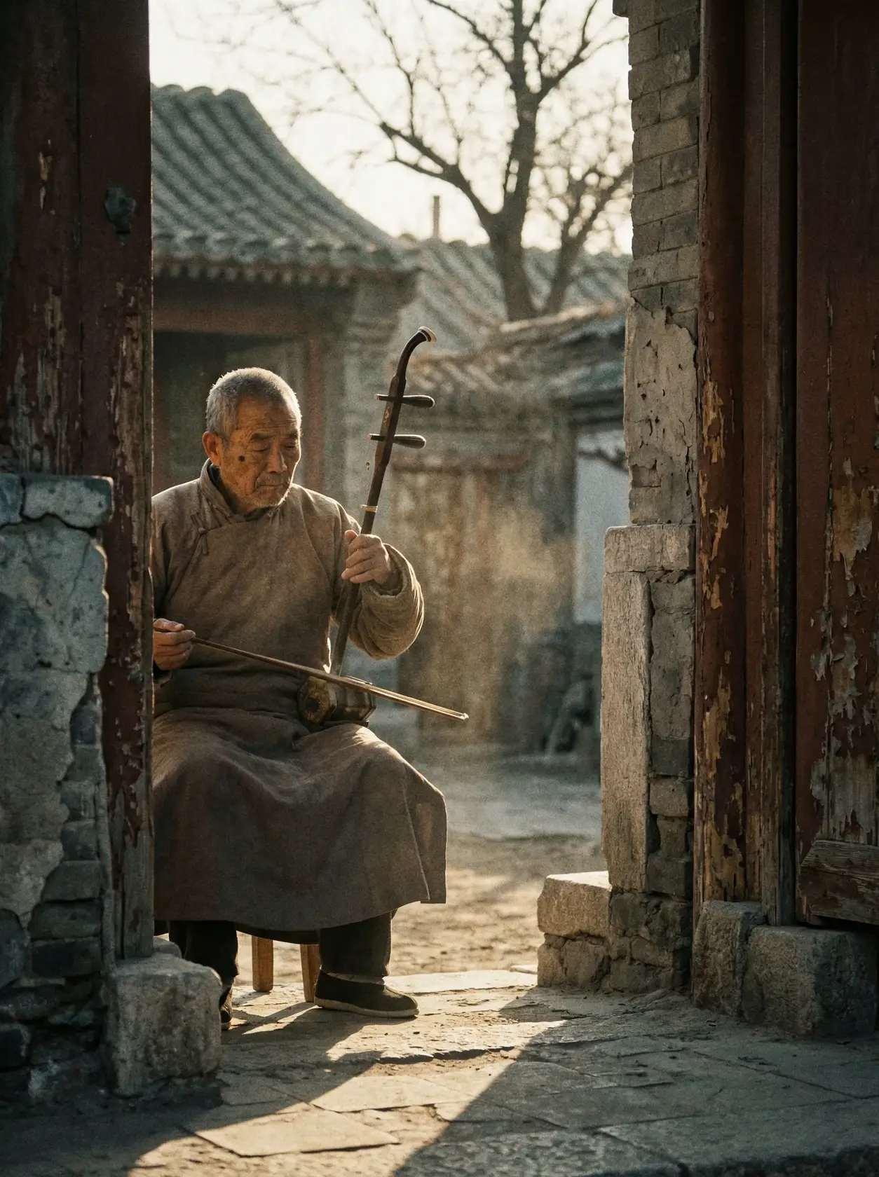 独立电影《庭院独奏》海报 - 国产剧情